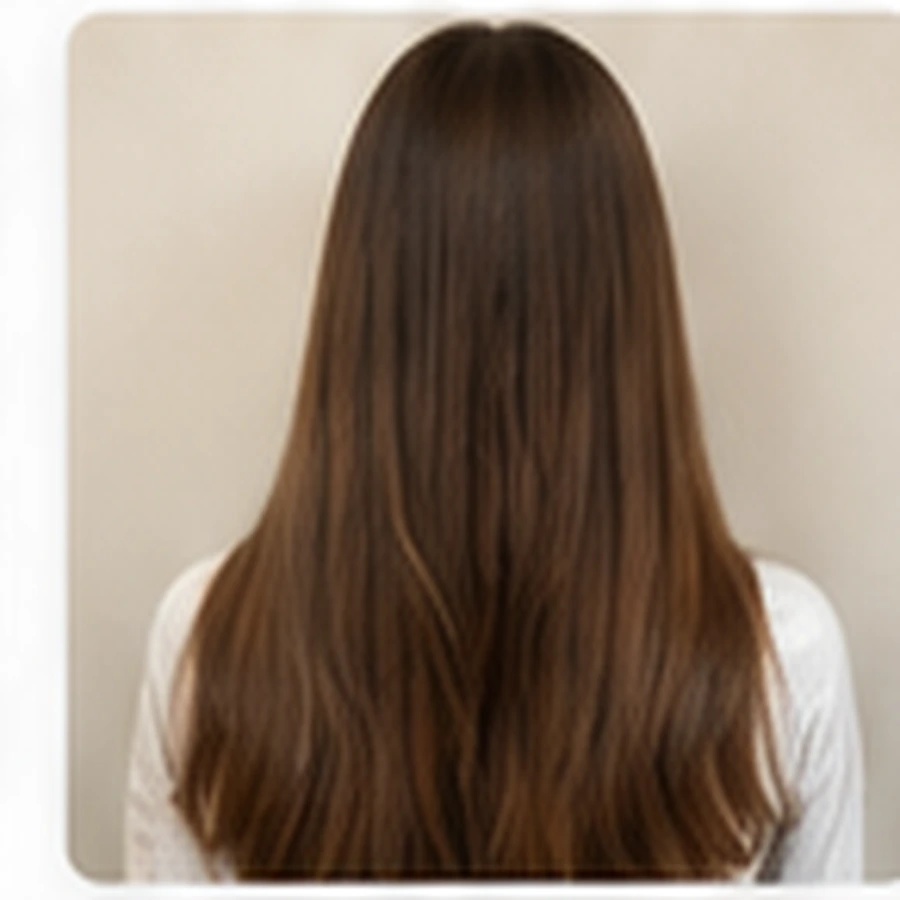 Dimensional brunette hair color